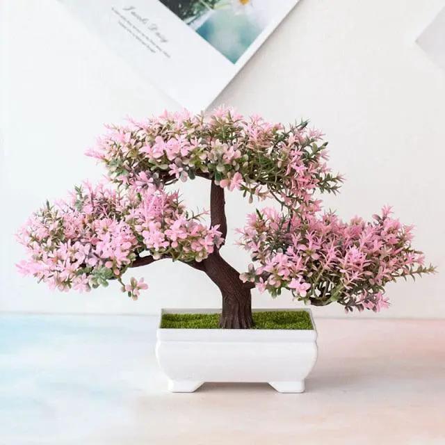 Fake Bonsai Pot Plant Ornament for Home Decor