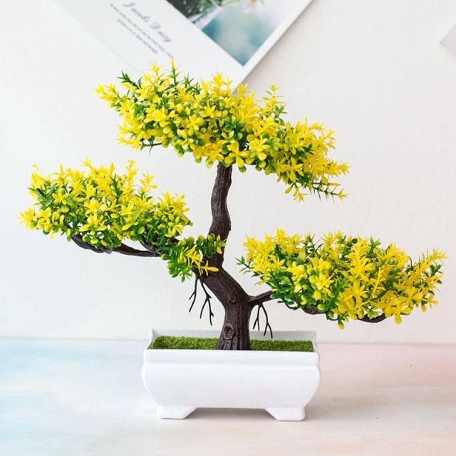 Fake Bonsai Pot Plant Ornament for Home Decor