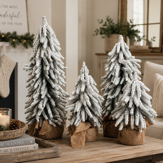 Snow Christmas Trees NEW