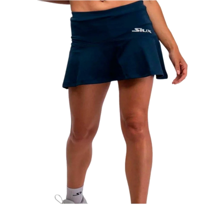 Club 25 Skirt, navy blue women's skirt by Siux USA with visible logo on Tampa Home & Garden Store
