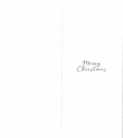 Porte-cartes de Noël - Couronne/Poinsettia