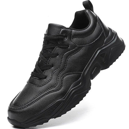 Men's Plush Leather Sneakers and Warm Linings