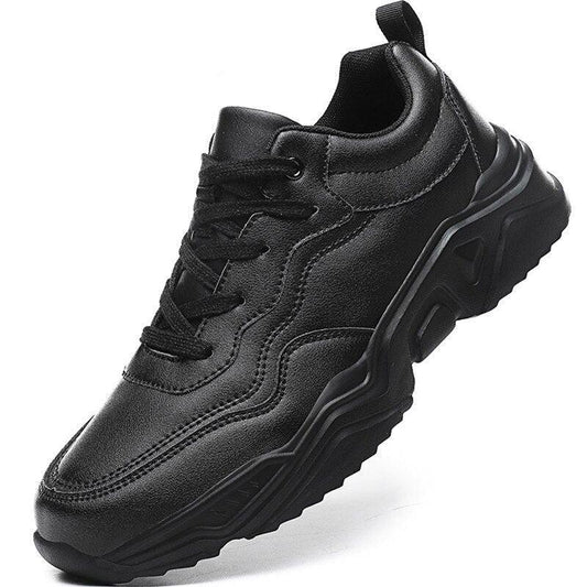 Men's Plush Leather Sneakers and Warm Linings
