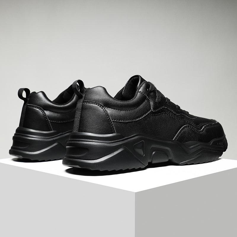Men's Plush Leather Sneakers and Warm Linings
