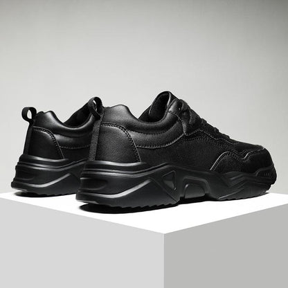 Men's Plush Leather Sneakers and Warm Linings