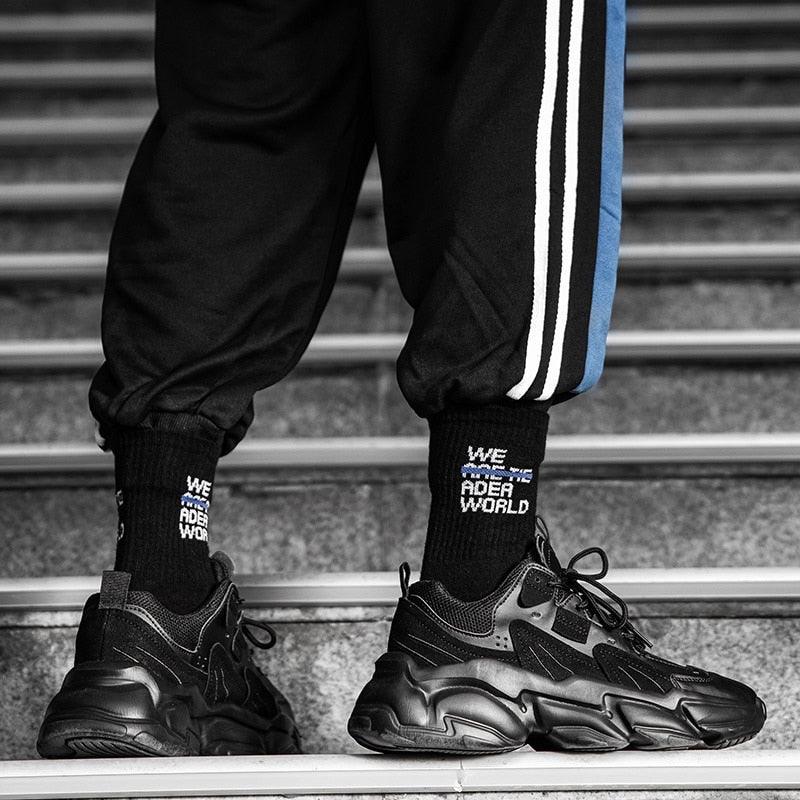Stevvex ST85SH2205KPR black chunky sneakers for casual sport wear on Tampa Home & Garden Store