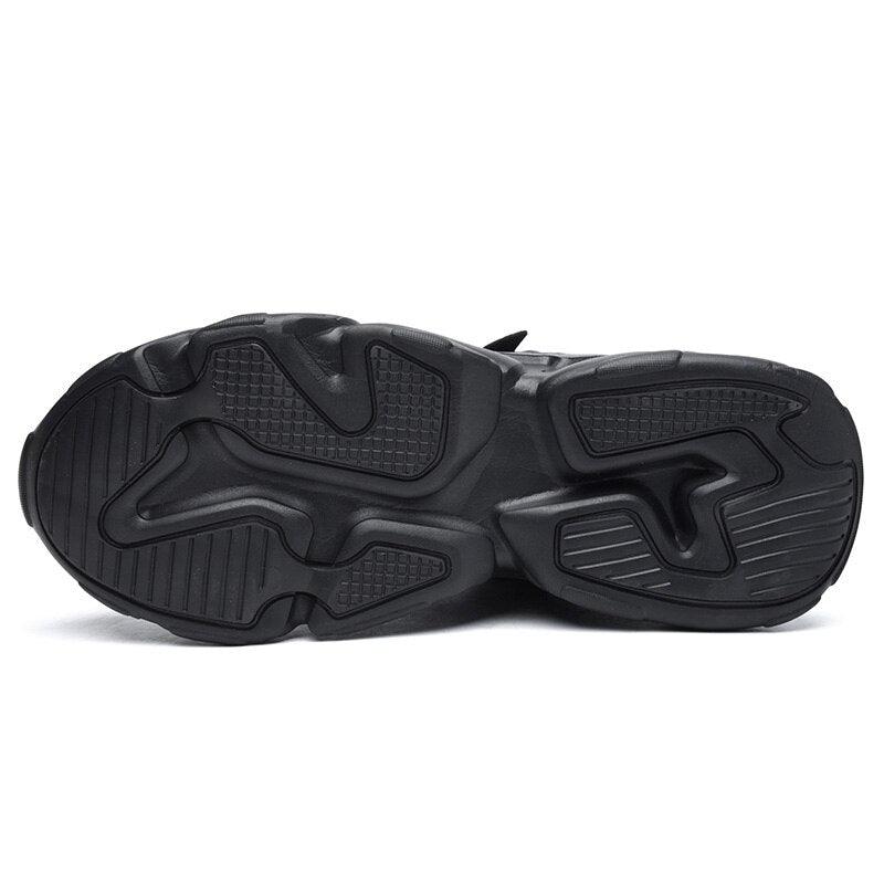 Stevvex men's sneakers outsole with chunky black tread pattern on Tampa Home & Garden Store