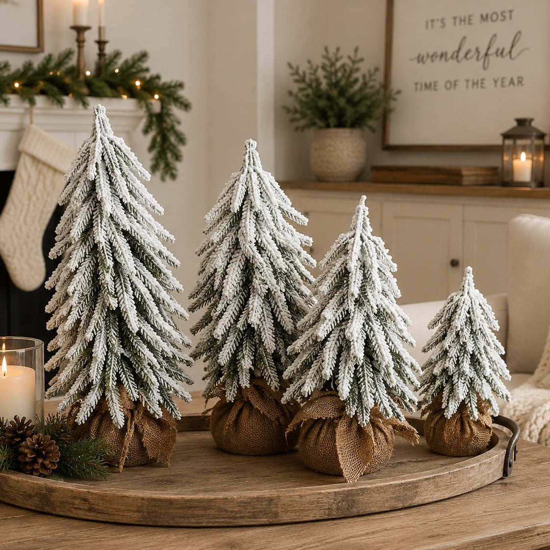 Snow Christmas Trees NEW