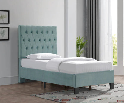 Luma Upholstered Bed with Easy Assembly Process
