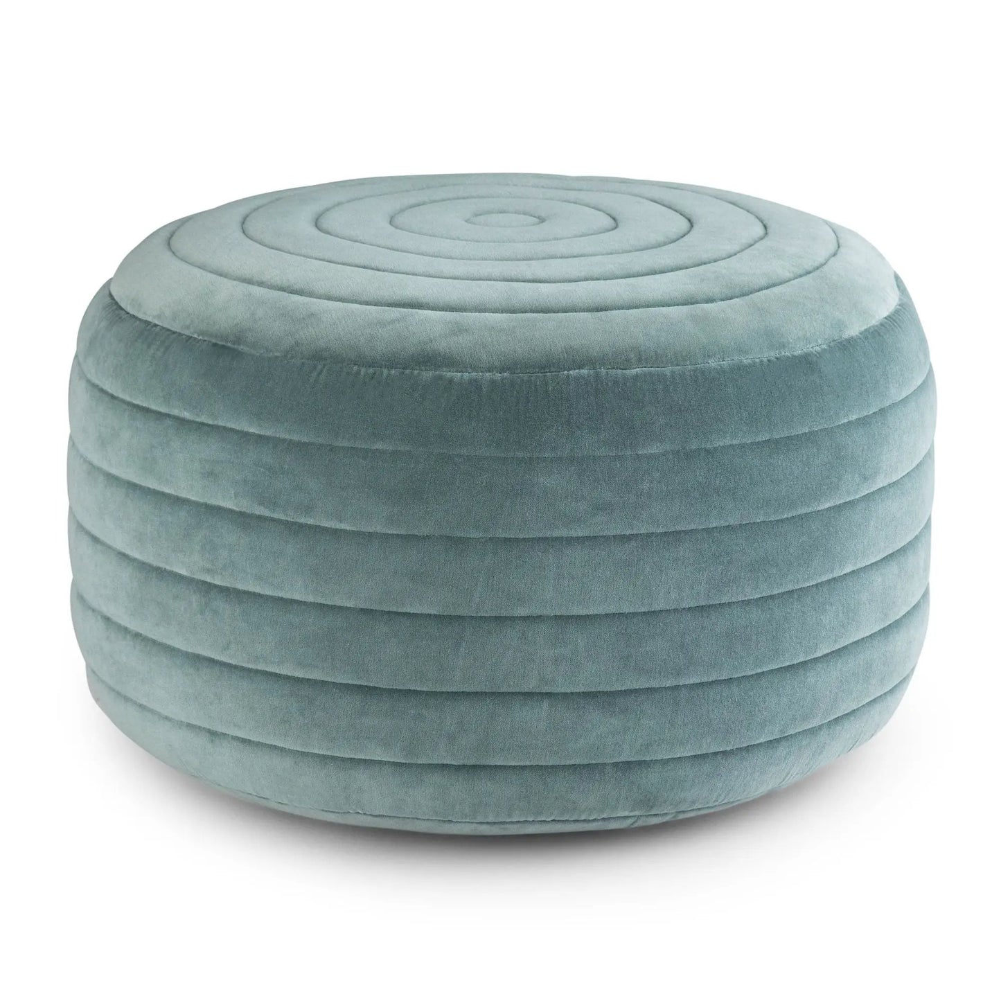 Vivienne Upholstered Round Pouf for Living Room