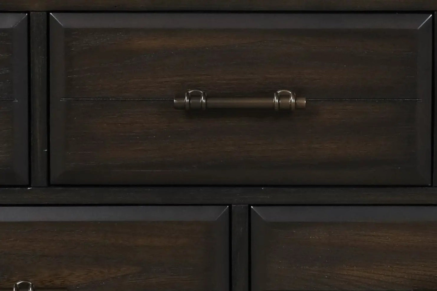 Mahogany 9 Drawer Dresser With Ample Storage