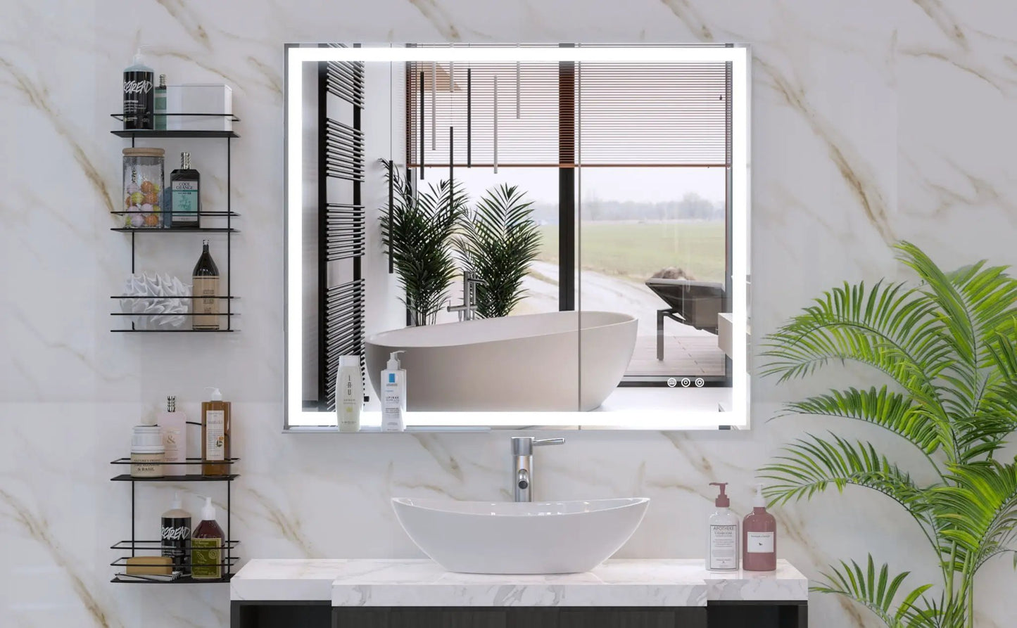 LED Vanity Mirror with Touch Switch and Anti Fog