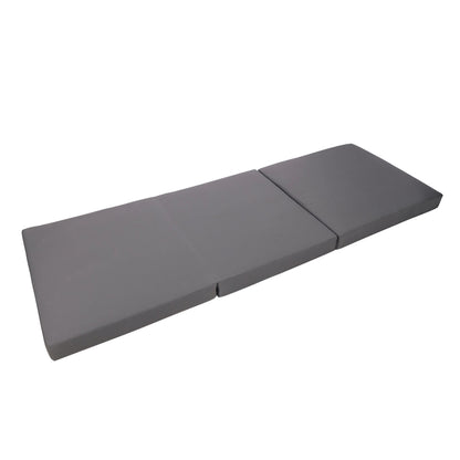 Gray Broadway Ian chaise lounge cushion, triple-folds back & seat by HouseOfZazla on Tampa Home & Garden Store