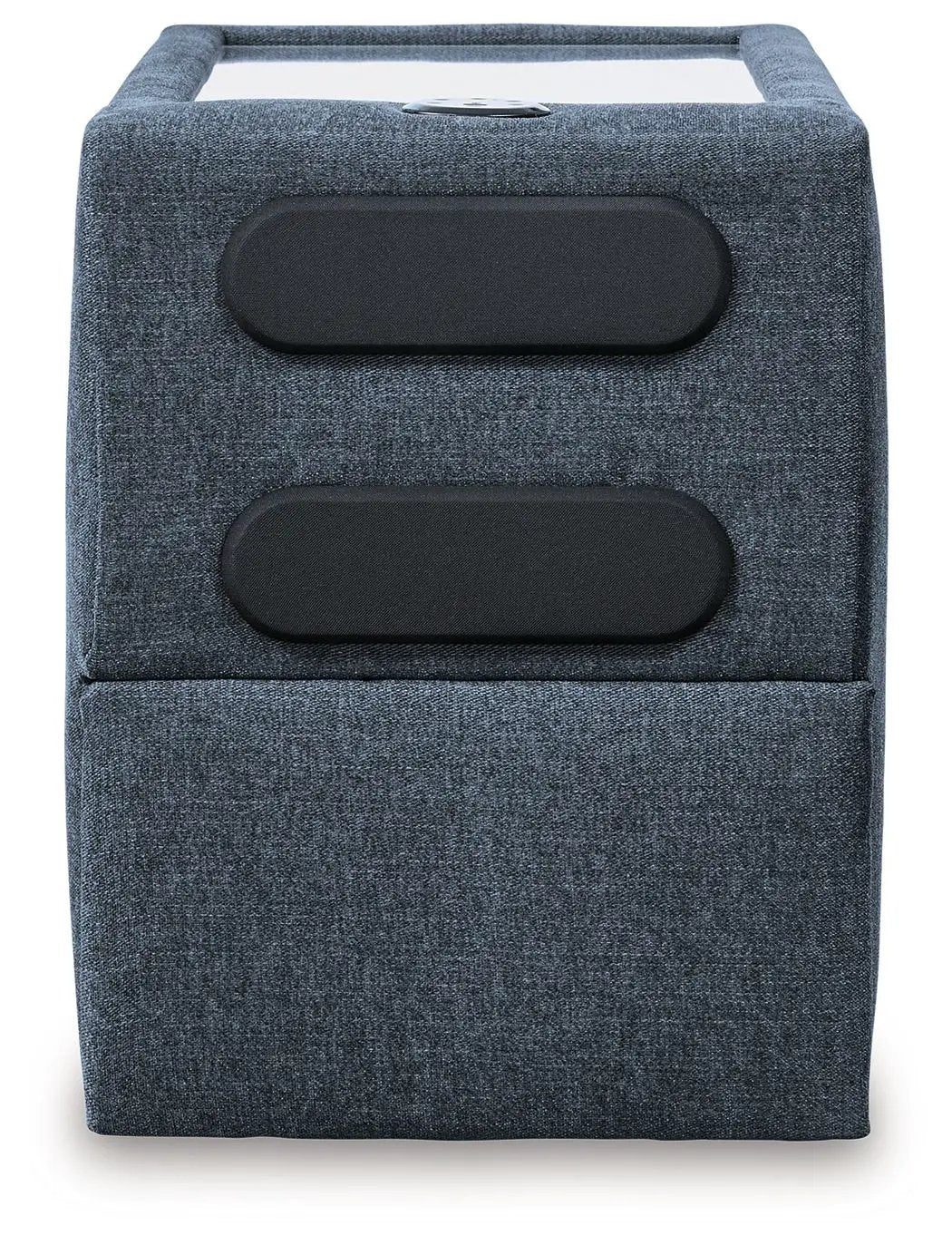 Modmax Sectional Ink by Unique Piece Furniture stationary sectional with built-in side speakers on Tampa Home & Garden Store