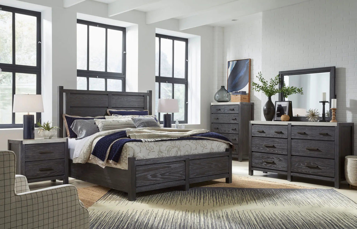 Plum Creek Drawer Dresser in Burnished Finish