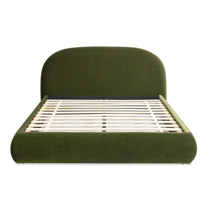Archie Puffy Upholstered Platform Bed and Frame