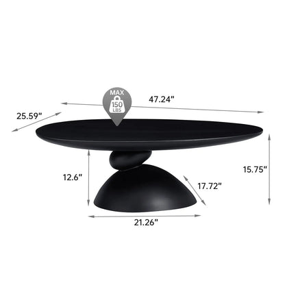 Tibetan Ritual Inspired Lucky Stone Shaped Table