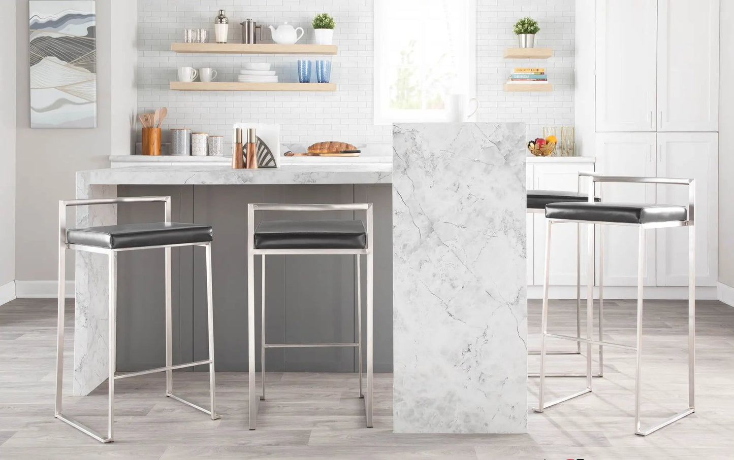 Fuji Contemporary and Stackable Barstool