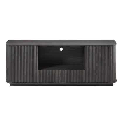 Modern Wavy TV Stand Sideboard with Cabinet