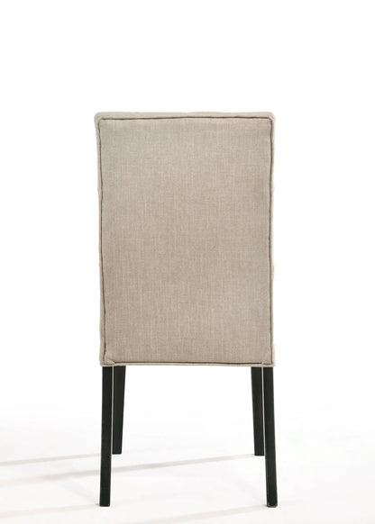 Morland Vintage Side Chair Set of 2 Black Tan