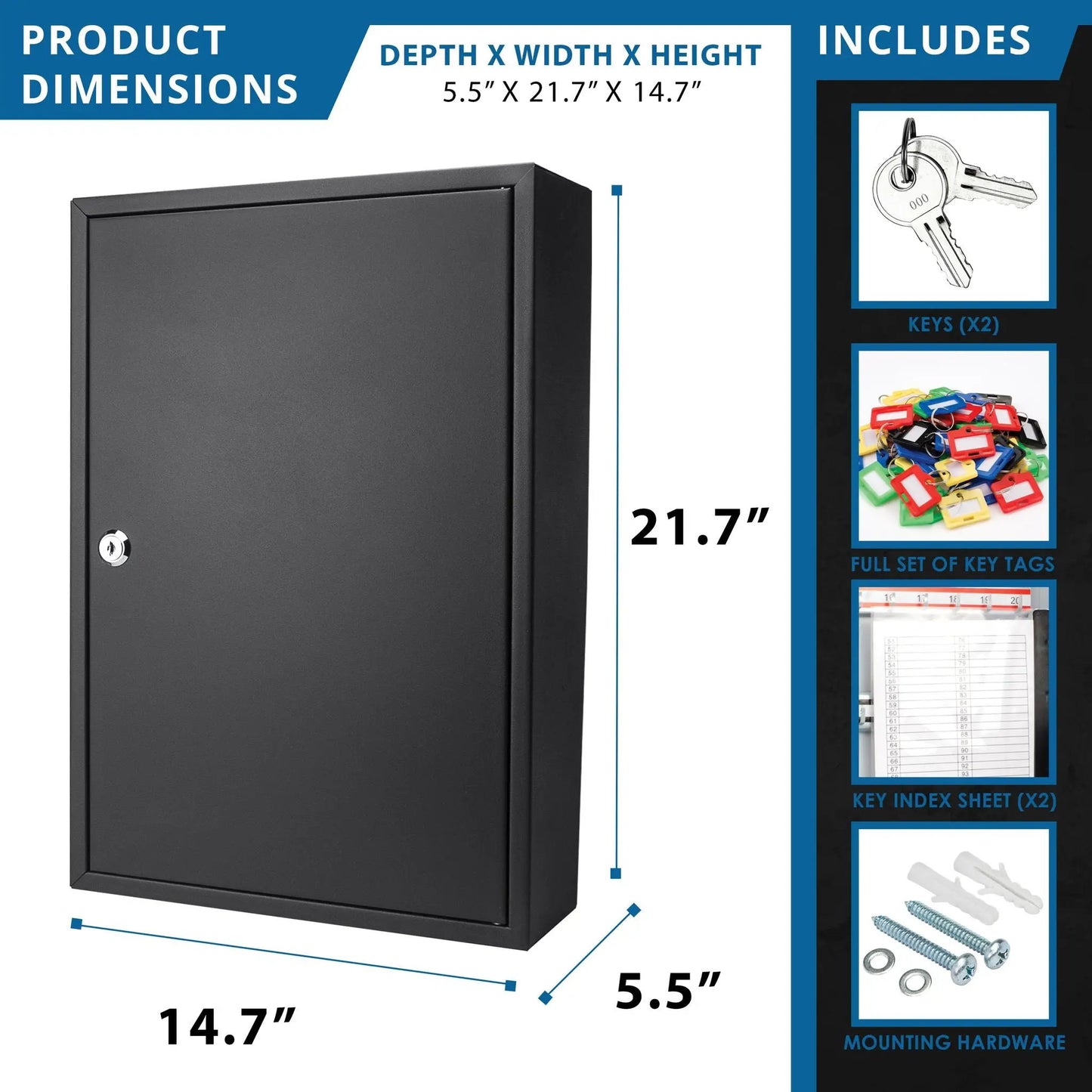 Adjustable Key Cabinet With Lock black metal wall storage organizer Unique Piece Furniture on Tampa Home & Garden Store