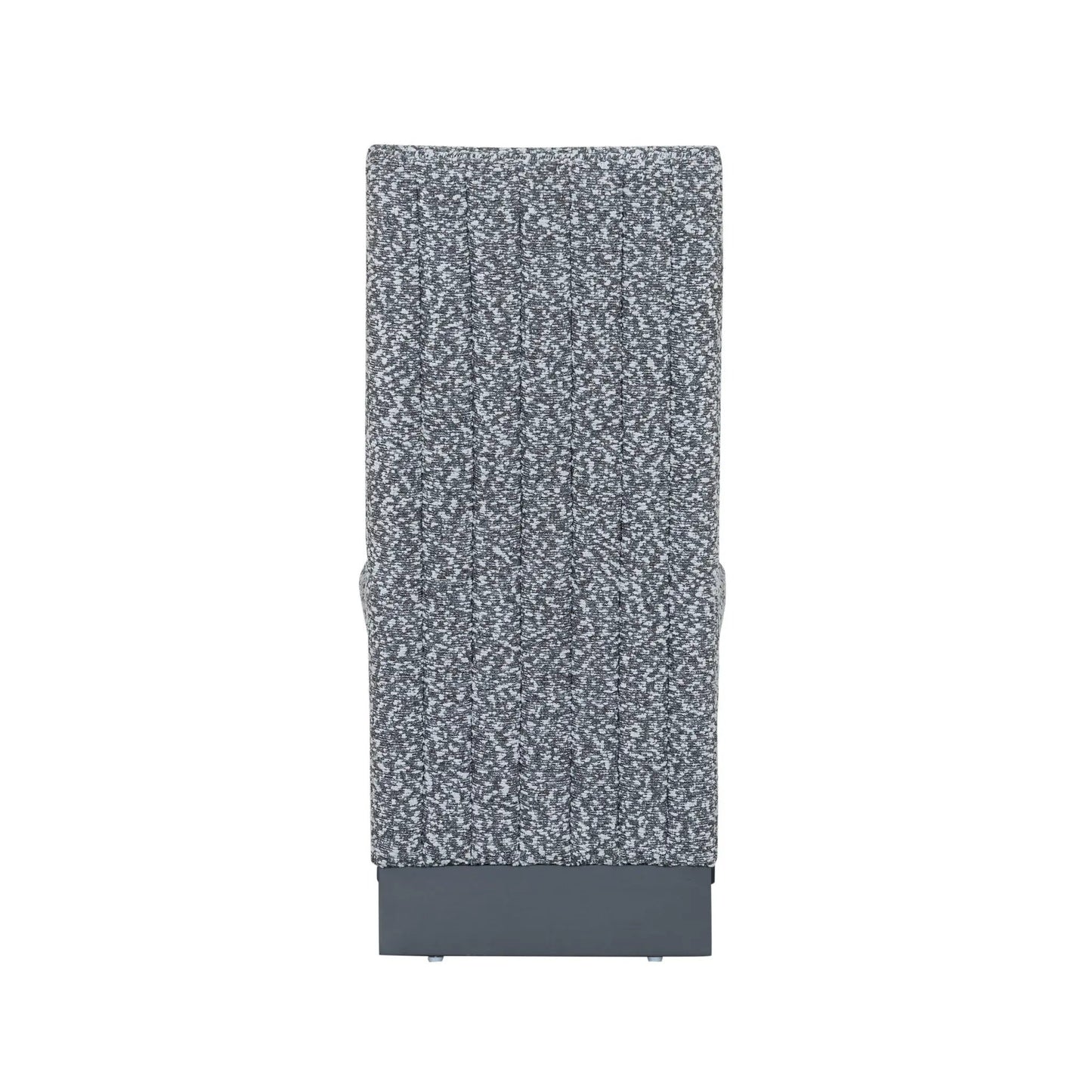 Stacey Contemporary Dining Chair Set of 2 by Unique Piece Furniture in textured gray fabric on Tampa Home & Garden Store