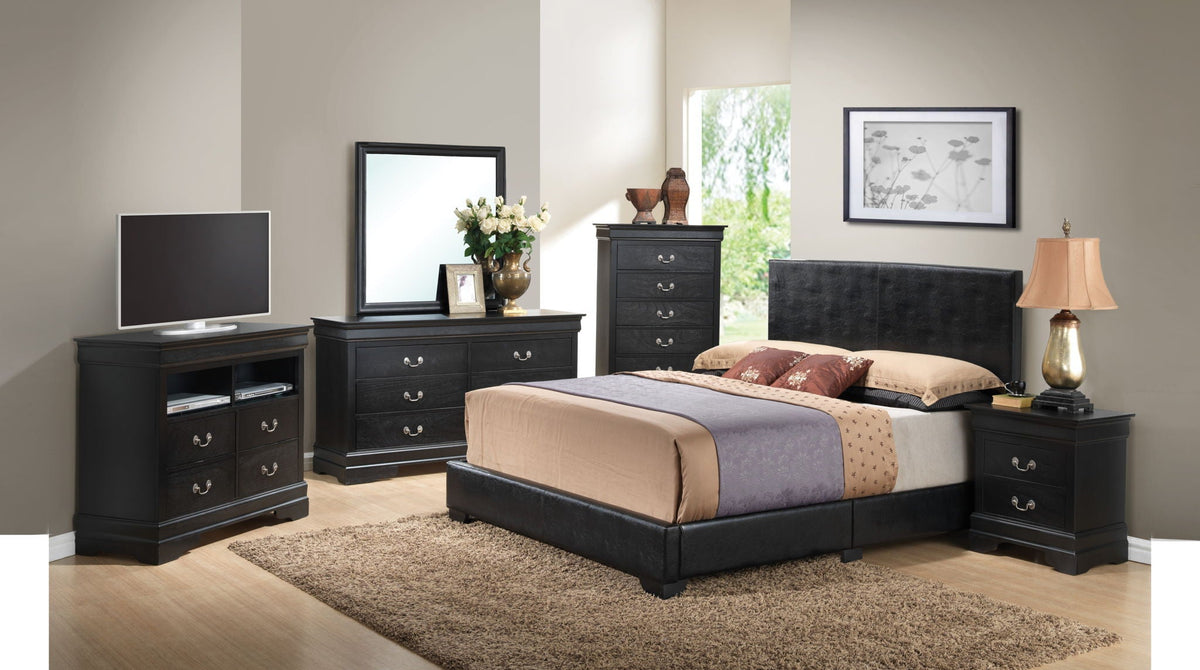 Glory Aaron Queen Platform Bed for a Bedroom