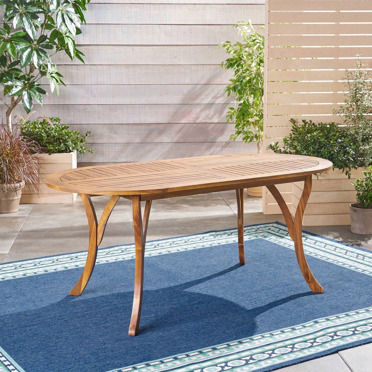 Premium Acacia Wood Outdoor Table For The Patio