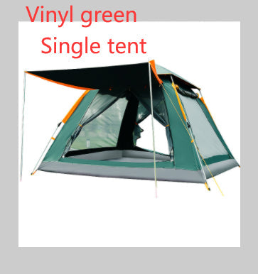 Fully automatic speed beach camping tent, vinyl green single tent by My Store on Tampa Home & Garden Store