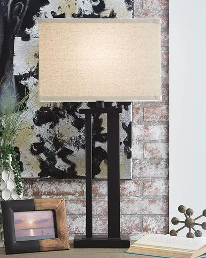 Aniela Metal Table Lamp Set of 2 Silver Finish