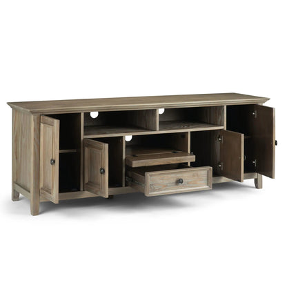Amherst Wide TV Media Stand with Solid Wood