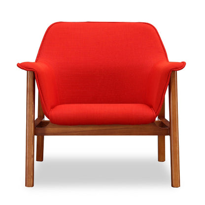 Miller Weave Chair With Wood Frame and Soft Seat