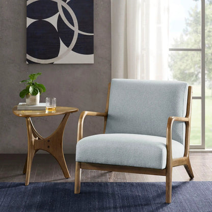Mid-Century Style Lounge Chair With Upholstery