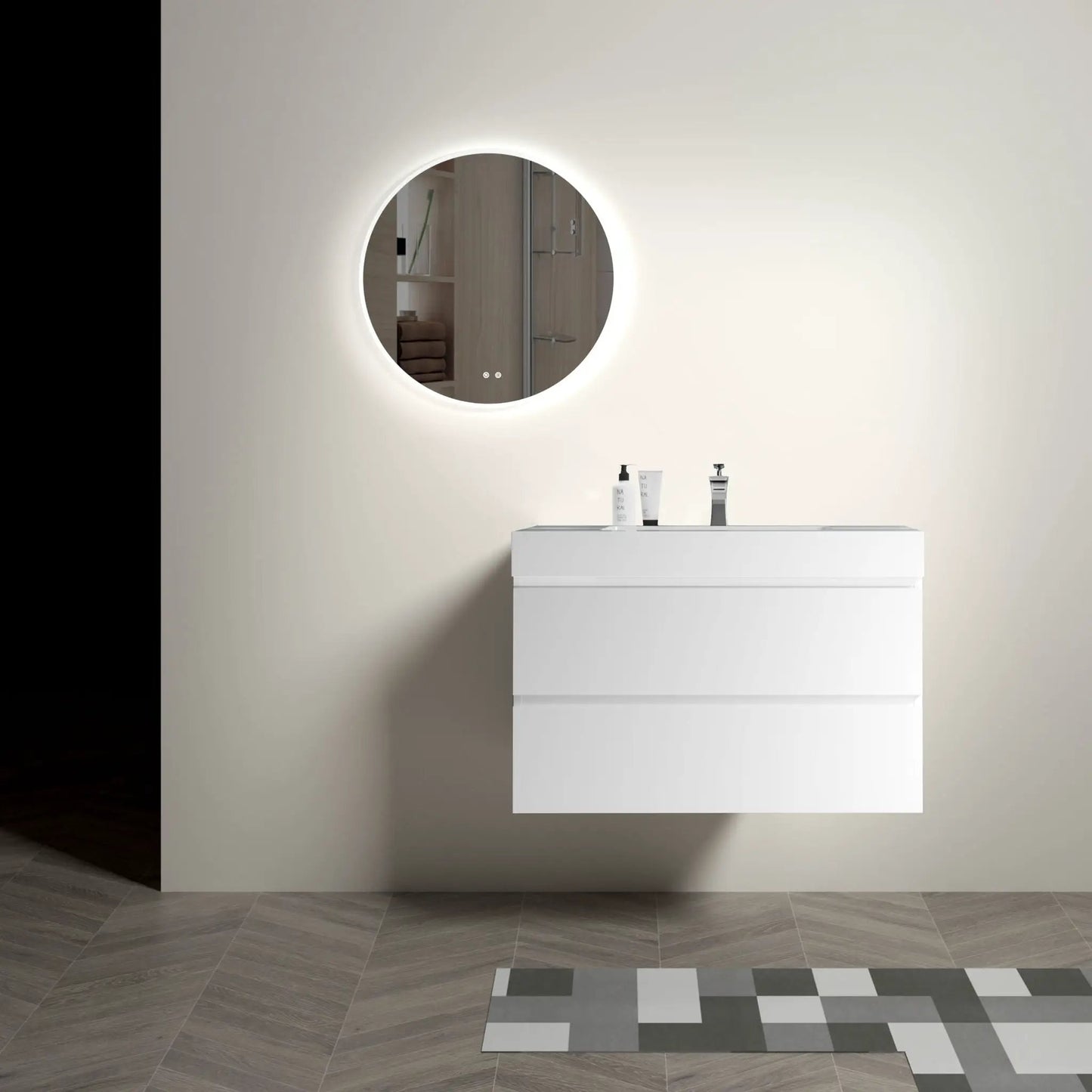 Alice Wall Mounted Floating Vanity With Sink