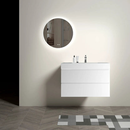 Alice Wall Mounted Floating Vanity With Sink