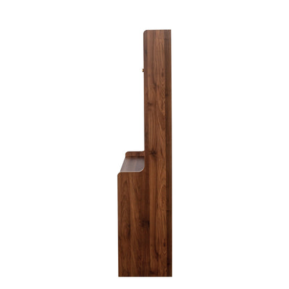 Kitchen Pantry Hutch Storage Cabinet in warm brown wood finish farmhouse style HouseOfZazla on Tampa Home & Garden Store
