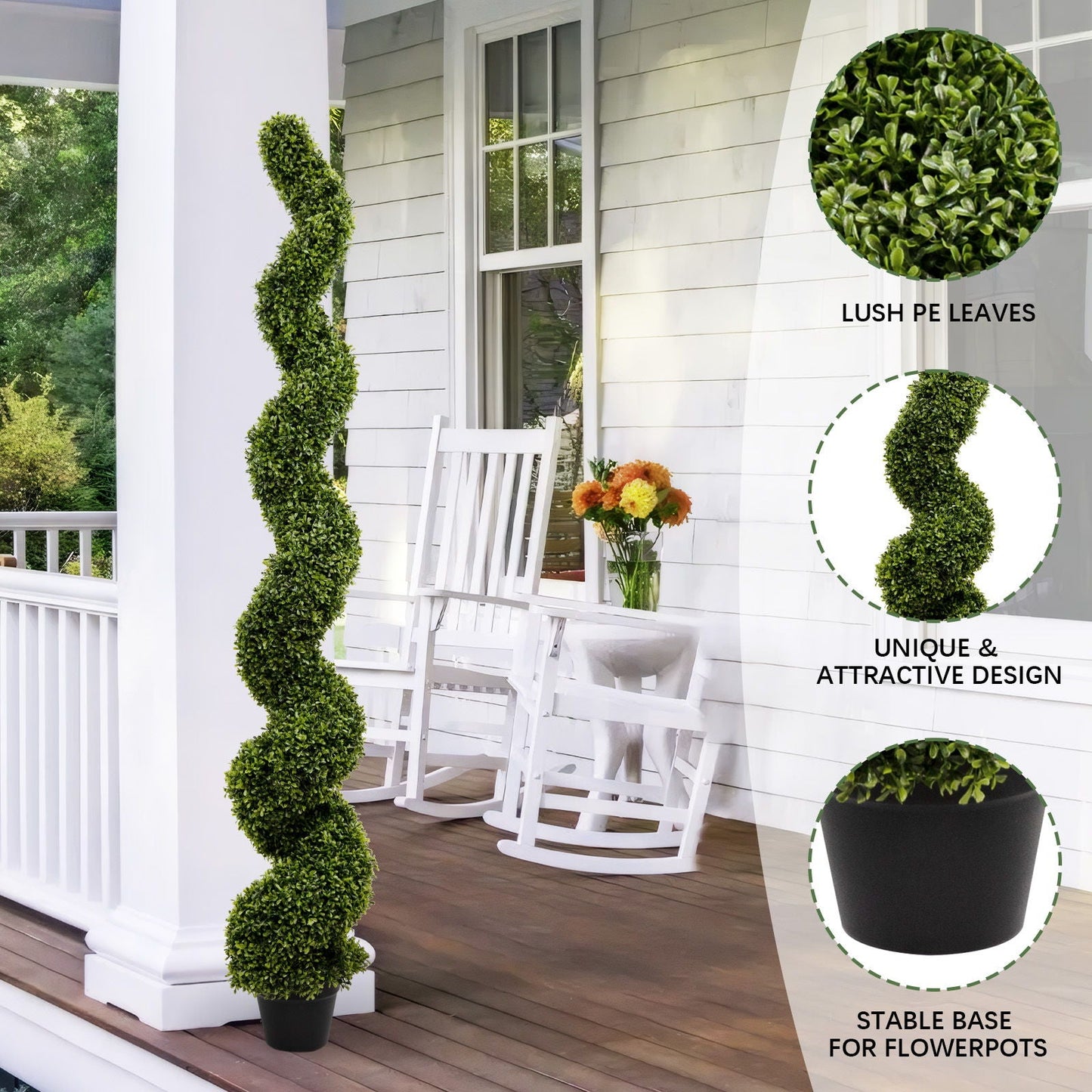 Artificial Outdoor UV Resistant Boxwood Tree
