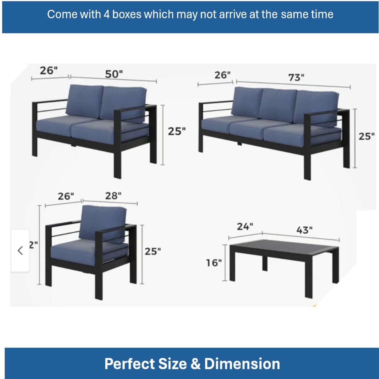 Heavy Duty Patio Set And The Thick Soft Cushions