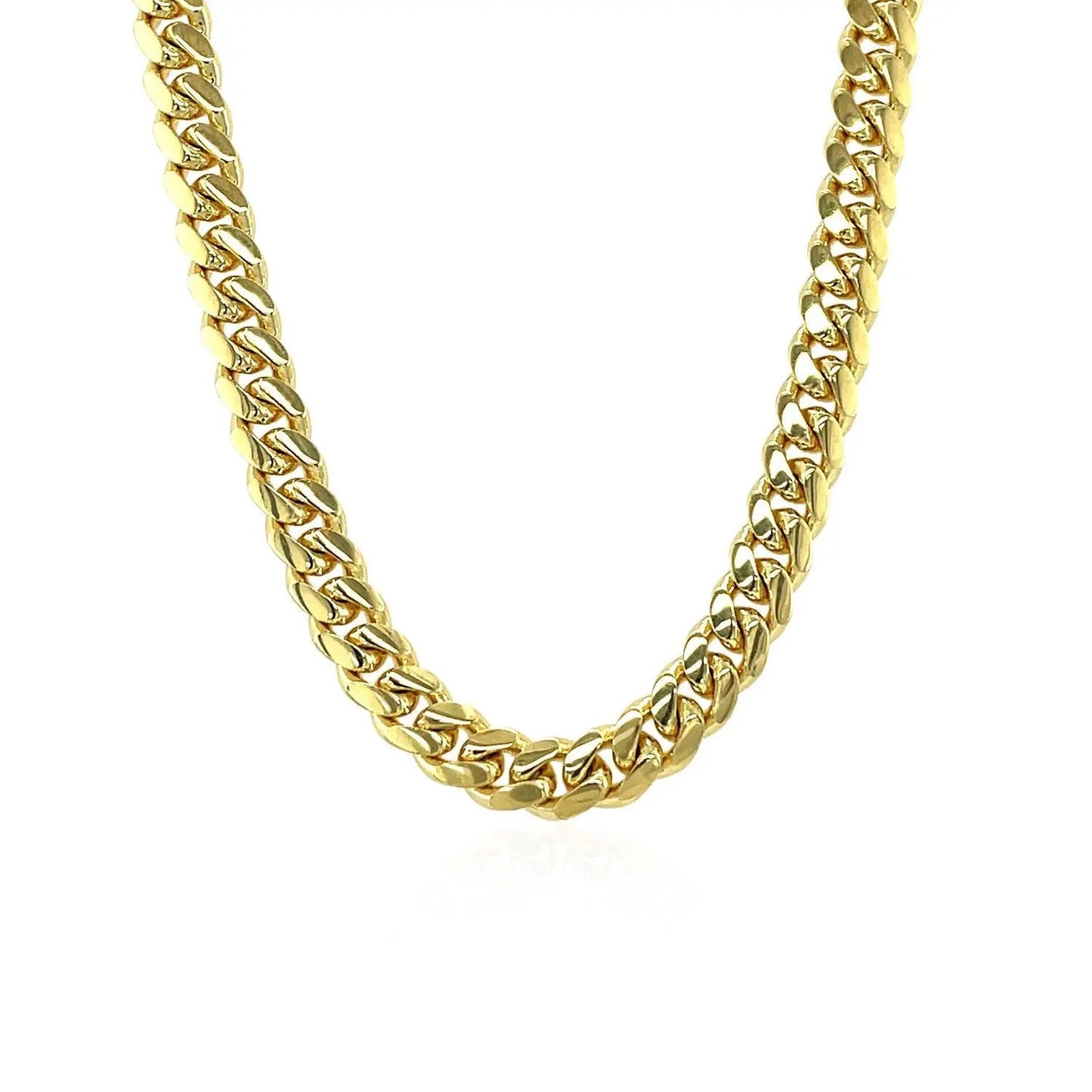 5.0mm 14k yellow gold Miami Cuban chain necklace solid chain Bids.com on Tampa Home & Garden Store