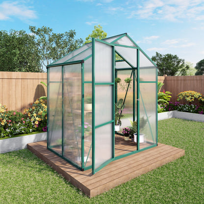 Strong Polycarbonate Walk In Greenhouse and Porch