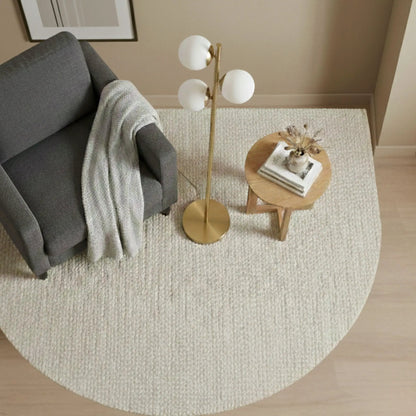 Brilliance modern floor lamp with four white opal globe shades on a gold brass stem and base on Tampa Home & Garden Store
