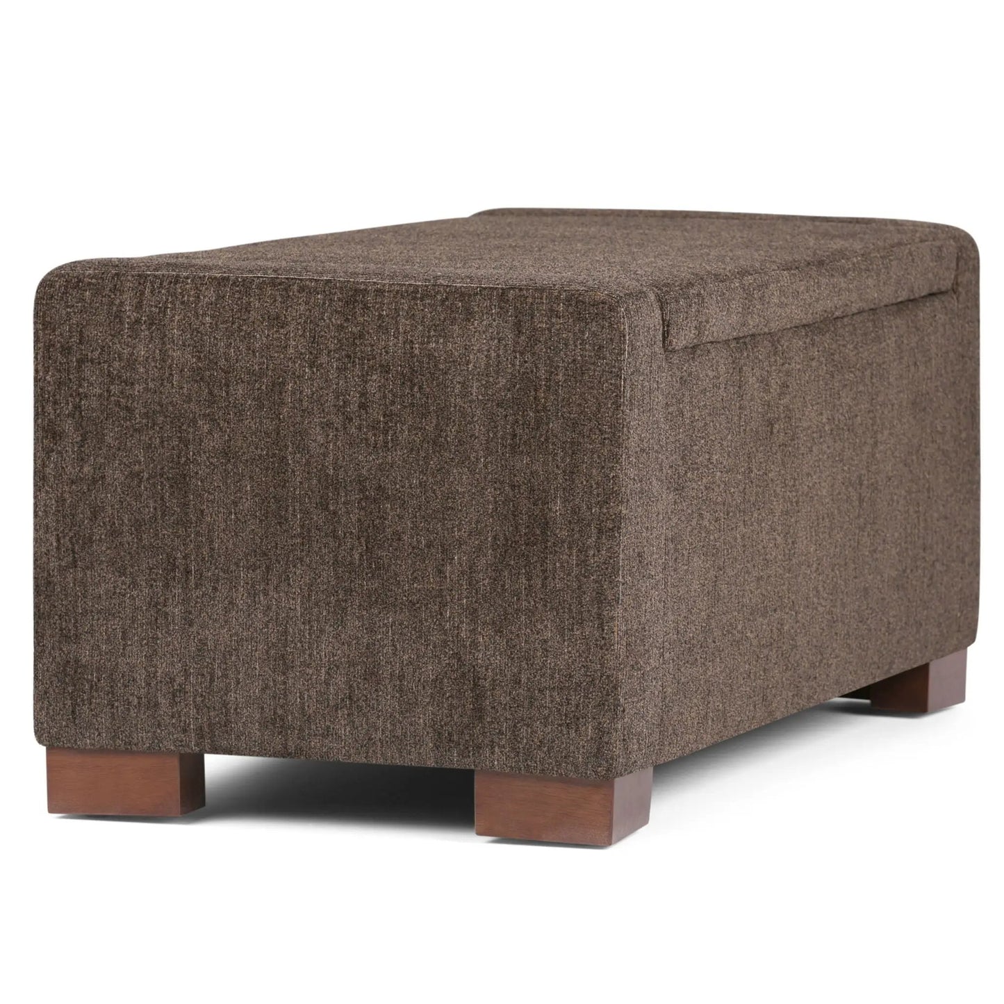 Bretton Lift Top Storage Ottoman Deep Umber