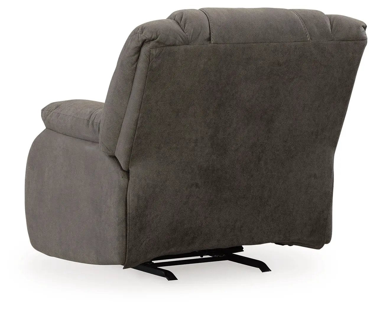 First Base Rocker Recliner gunmetal gray fabric by Unique Piece Furniture, recliner chair on Tampa Home & Garden Store