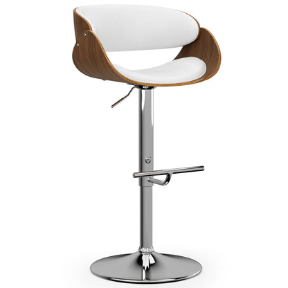 Mid Century Modern Adjustable Swivel Bar Stool