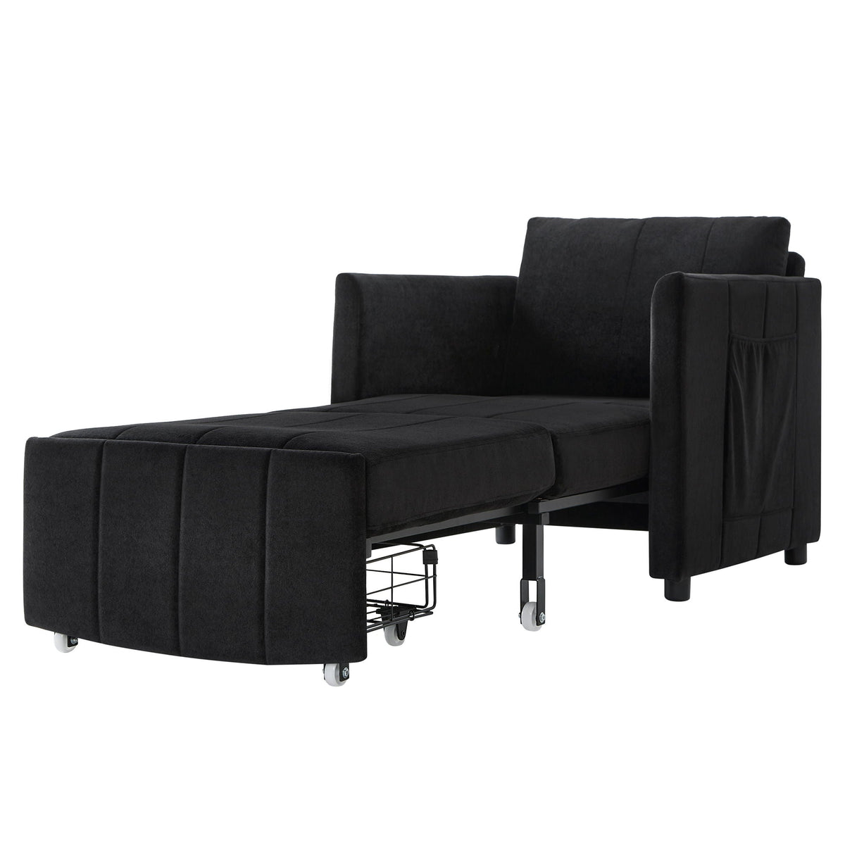 Convertible Sleeper Sofa and Storage Pockets