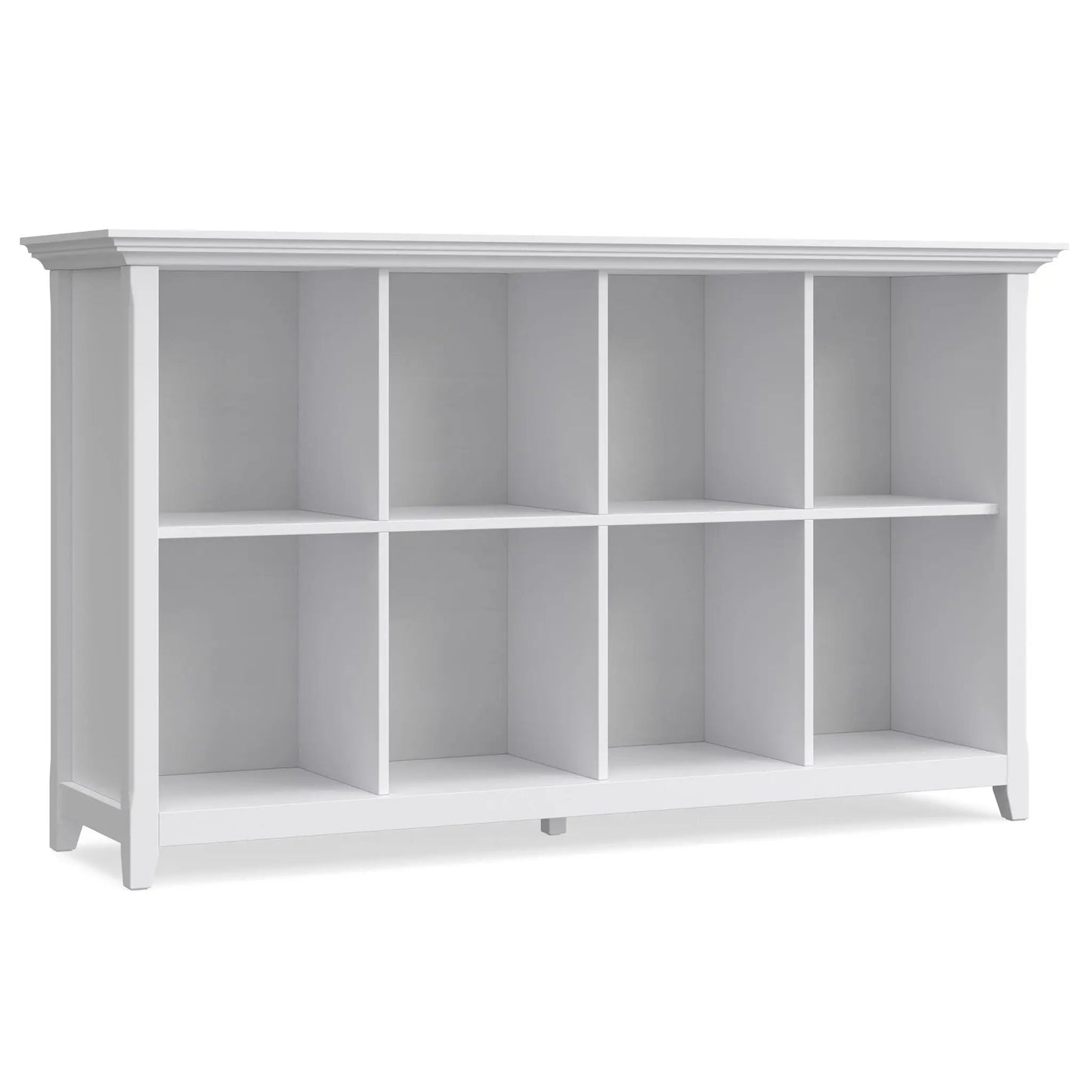 Amherst cube storage bookcase by Unique Piece Furniture, white finish cube organizer on Tampa Home & Garden Store