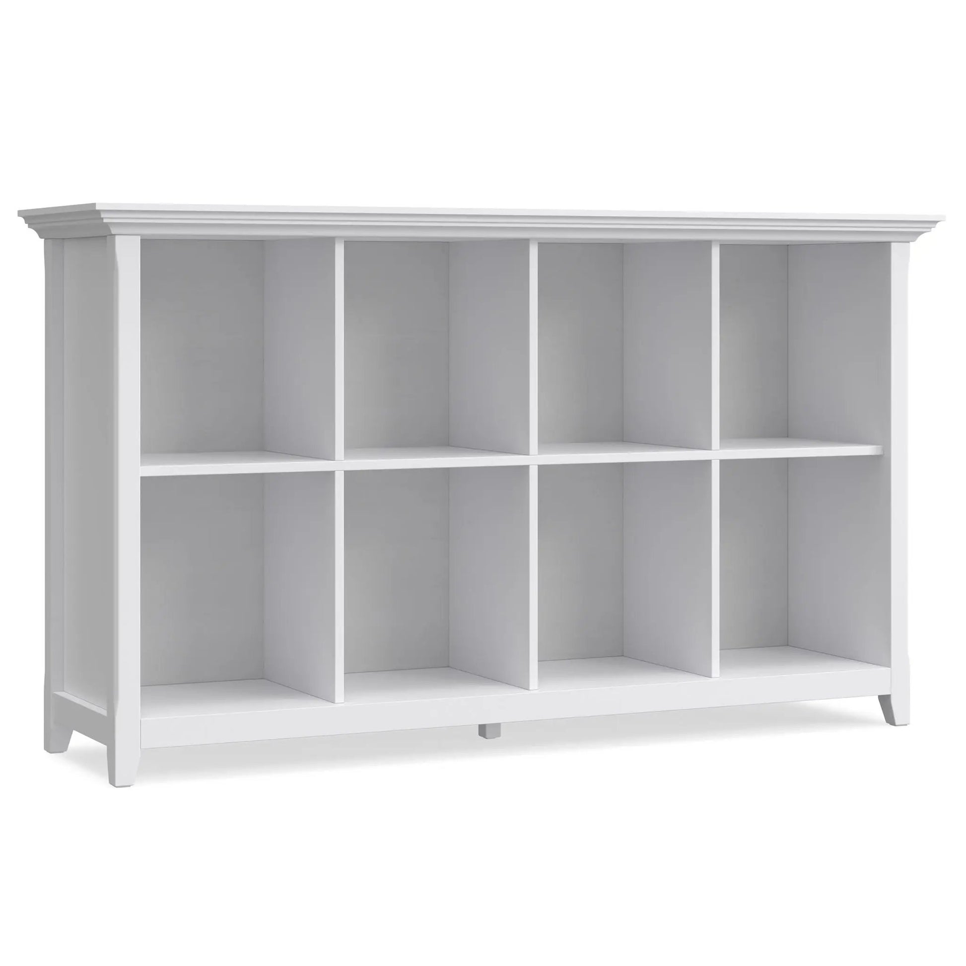 Amherst cube storage bookcase by Unique Piece Furniture, white finish cube organizer on Tampa Home & Garden Store