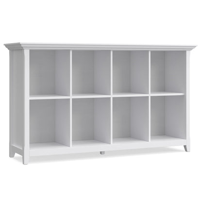 Amherst Cube Storage Bookcase and Large Cubbies, white finish, HouseOfZazla cube organizer on Tampa Home & Garden Store