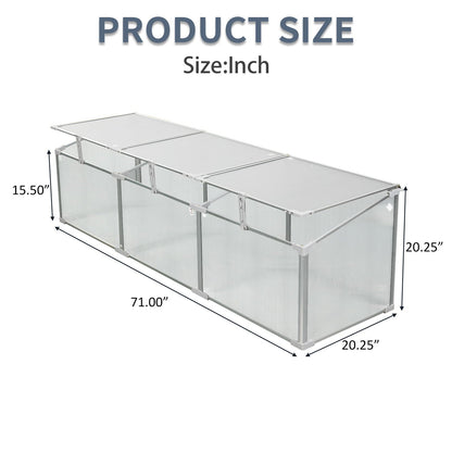 Indoor and Outdoor Polycarbonate Greenhouse