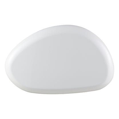 End table high-gloss white finish with rounded edge and durable synthetic wood on Tampa Home & Garden Store
